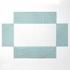 Bacati - Sophia Paisley Aqua/Coral Floret Crib/Toddler Bed Skirt - 4 of 4