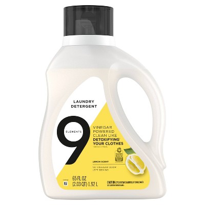 9 Elements Lemon Scent Liquid Laundry Detergent - 65 fl oz