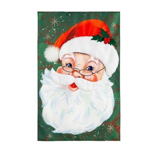 Merry Santa Linen House Flag - 1 of 1
