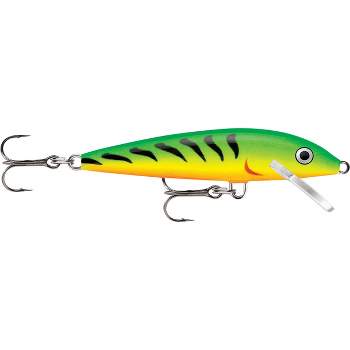 Rapala Jointed Shad Rap 05 Chartreuse Black Lure - Lightweight & Durable