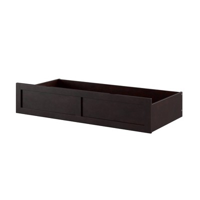 Full Foot Drawer Espresso - AFI: Wood Frame Storage for Full Bed, 1 Year Limited Warranty