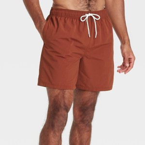 Men's 7" Solid-Color Swim Trunks - Goodfellow & Co™ - 1 of 3