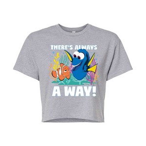 Women's - Disney - There's Always A Way Cropped Graphic T-Shirt - 1 of 4