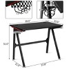 Costway Gaming Desk Home Office PC Table Computer Desk with Cup Holder & Headphone Hook - 2 of 4