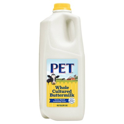 PET Dairy Whole Buttermilk - 0.5gal