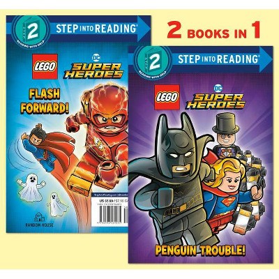 Penguin Trouble!/Flash Forward! (Lego Batman) - (Step Into Reading) by  Billy Wrecks (Paperback)