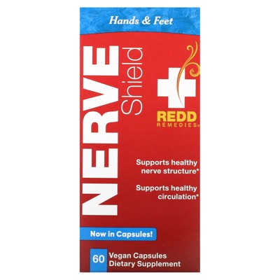 Redd Remedies Nerve Shield, Hands & Feet, 60 Vegan Capsules