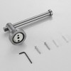 3-Piece Bathroom Towel Bar Hardware Set, Durable Space-Saving Aluminum - 4 of 4