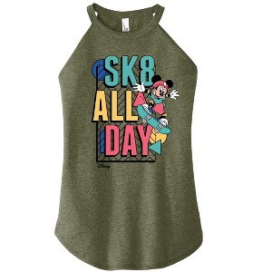 Women's - Disney - Mickey & Friends Graphic High Neck Tank - 1 of 3