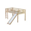 Whisen Twin Loft Bed with Slide, Ladder & Guardrails - 4 of 4