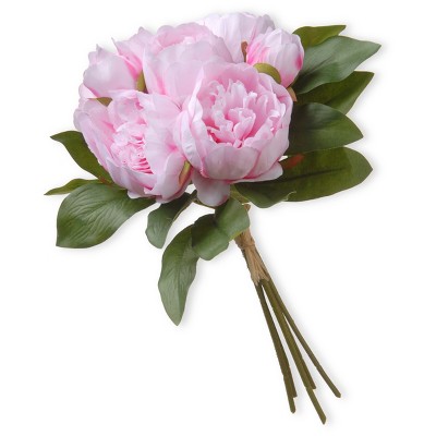 Artificial Peony Bundle Pink 12" - National Tree Company