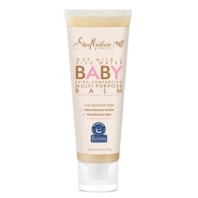 SheaMoisture Unscented Multi-Purpose Baby Balm with Oat Milk & Rice Water - 3.5oz