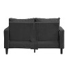Sapphtopaz Corduroy High Resilience Sofa with Throw Pillows Modern Comfy Sofa Couch for Living Room,Bedroom,Apartment - 2 of 4