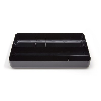 TRU RED 7-Compartment Plastic Drawer Organizer Blk TR55351