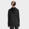 Girls' Fleece Full Zip Hooded Sweatshirt - All In Motion™ - 2 of 3