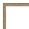 Amanti Art 20"x26" Woodgrain Stripe Mocha Framed Magnetic Dry Erase Board - 3 of 4