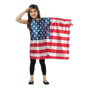 Imposta Costumes Kids' USA Flag Costume Dress Red 7-8 - 1 of 1