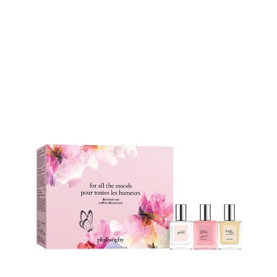 philosophy Women&#39;s For all the Moods Discovery Fragrance Gift Set -3pc - Ulta Beauty