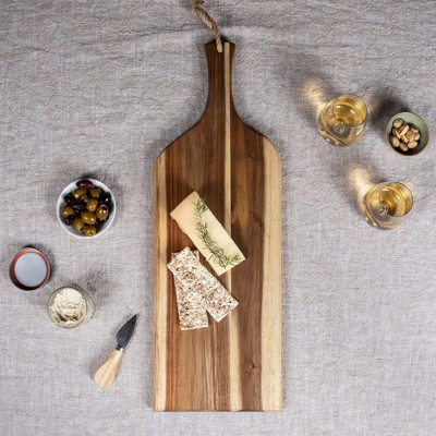 Artisan 24" Acacia Wood Paddle Charcuterie Board