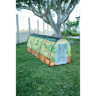 Let's Grow Play Tunnel with Garden Graphics and Mesh Windows