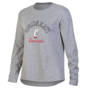 NCAA Cincinnati Bearcats Women's Gray Long Sleeve T-Shirt - 1 of 3