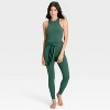 Women's Everyday Soft High Neck Cropped Tank Top - All In Motion™ - 3 of 4