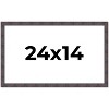 PosterPalooza | Slim Profile Brown Picture Frame - UV Acrylic, Backing Board, Hanging Hardware Included - 2 of 4