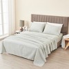 Great Bay Home Striped Microfiber Wrinkle Resistant Sheet Set - 3 of 4