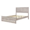 Vintage Farmhouse Style Full/Queen/King Size Platform Bed with Wooden Slats Support, No Box Spring Needed - ModernLuxe - 4 of 4