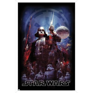 Trends International Star Wars: Empire Strikes Back - Empire Illustration Framed Wall Poster Prints - 1 of 4