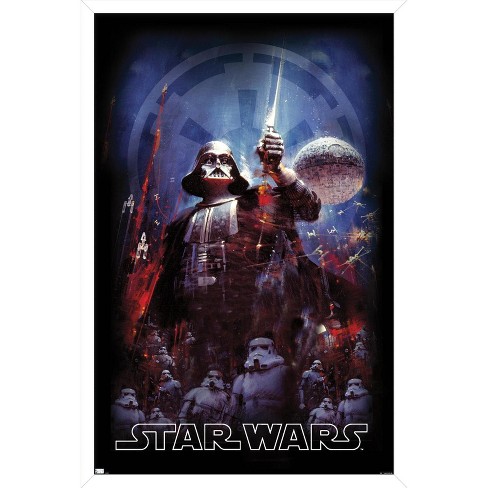 Star Wars - Darth Vader Framed Poster Trends International : Target