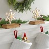 2pk Christmas Lit Snowflake Stocking Holder - Wondershop™ - 2 of 4