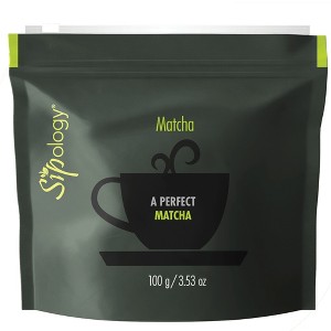 Sipology Matcha Chocolate Toffee 3.53oz | 62 Servings Premium Drink Mix Bag - 1 of 4