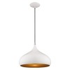 Livex Lighting Metal Shade 1 - Light Pendant in  Shiny White - 4 of 4