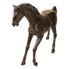 Design Toscano Trotting Thoroughbred Horse Cast Bronze Garden Statue - 3 of 4
