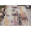 HomeStock Washable Klarna Ivory & Purple 5' X 7', Machine Woven with Printed Designs, Traditional - 2 of 4