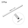 Unique Bargains 304 Stainless Steel Corrosion Resistant Round Industry Tube 3 Pcs - 2 of 4