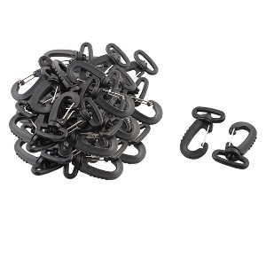 Unique Bargains Plastic Luggage Bag Strap Swivel Lobster Snap Clasp Hooks Buckle 30 Pcs - 1 of 3