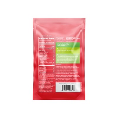 Oath Nutrition Single Serve Clear Protein Powder - Kiwi Strawberry