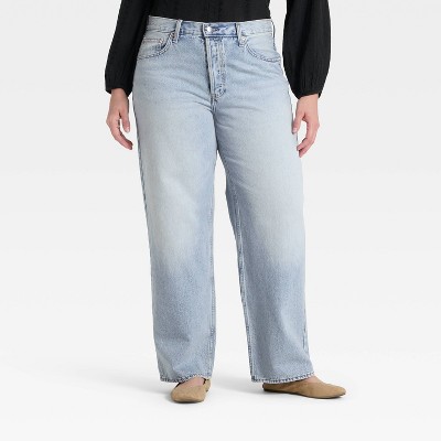 Women's Mid-Rise 90's Baggy Denim Jeans - Universal Thread