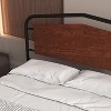 Platform Bed Frame with Wooden Headboard & Under-Bed Storage,Heavy Duty Metal Frame,No Box Spring Needed, Noise Free,Easy Assembly for Bedroom - 3 of 4