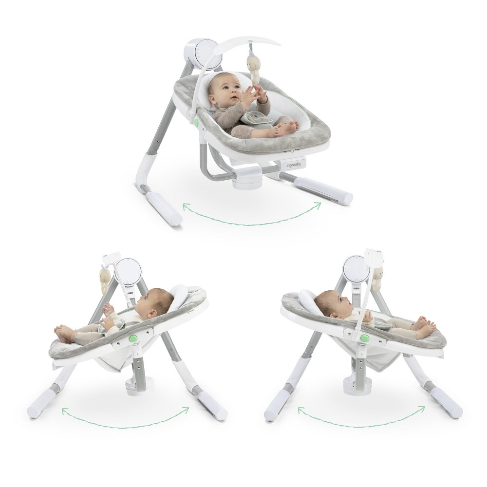 Photos - Other Toys Ingenuity AnyWay Sway Multi-Direction Portable Baby Swing - Ray