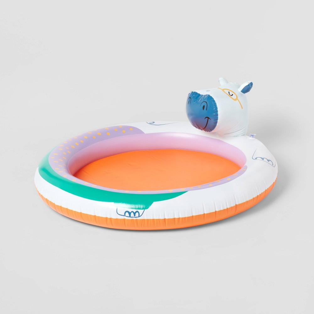 Kids' Hippo Spray Inflatable Pool - Sun Squad™