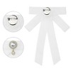 INSPIRE CHIC Women's Pre-tied Vintage Pearl Brooch Pin - 3 of 4