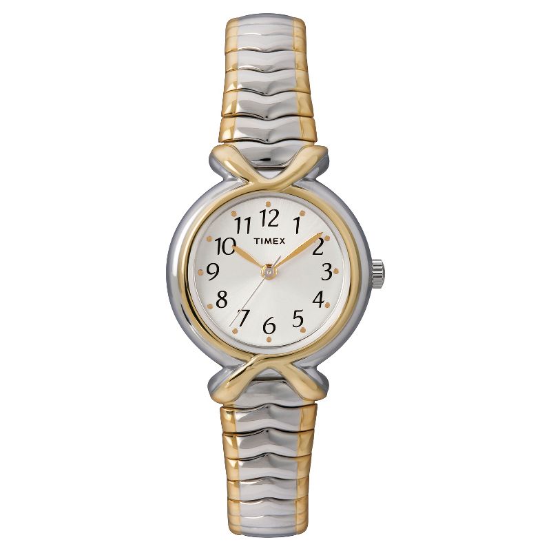 Women&#39;s Timex Expansion Band Watch - Light Silver T218549J, 1 of 4