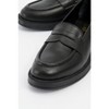 Bree - Black Platform Leather Loafers (Women) black cilt 5.5 - 3 of 4