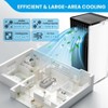 8,000 BTU Portable AC - 3-in-1 Cool/Dehumidify/Fan for 350 SqFt, Remote, 24H Timer & Sleep Mode - 4 of 4