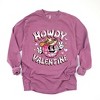 Simply Sage Market Women's Howdy Valentine Disco Ball Long Sleeve Garment Dyed Tee - 2 of 4