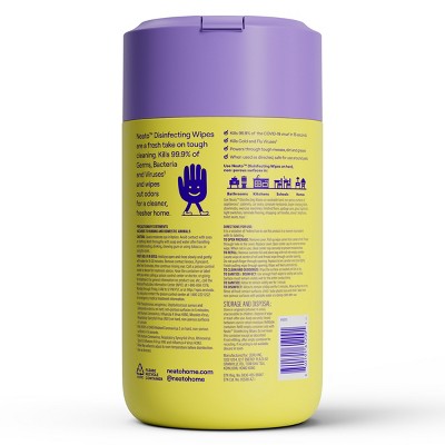 neato Wipes Canister All-Purpose Cleaners - Lemon - 75ct