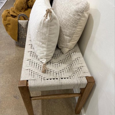 Target store woven bench